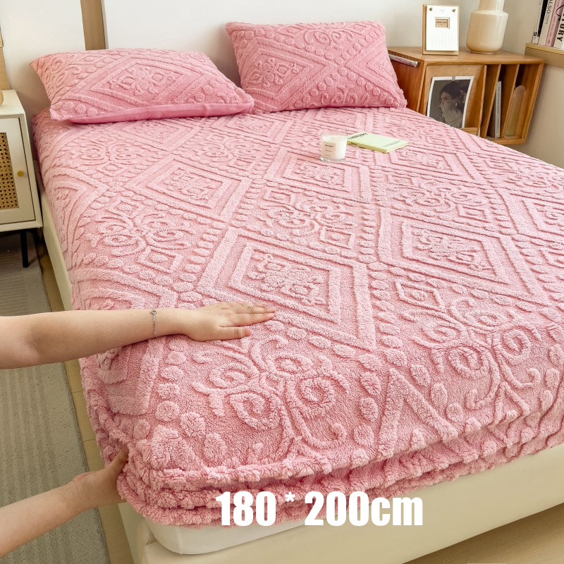 360° Rundum-Stretch-Spannbettlaken aus weichem Strick