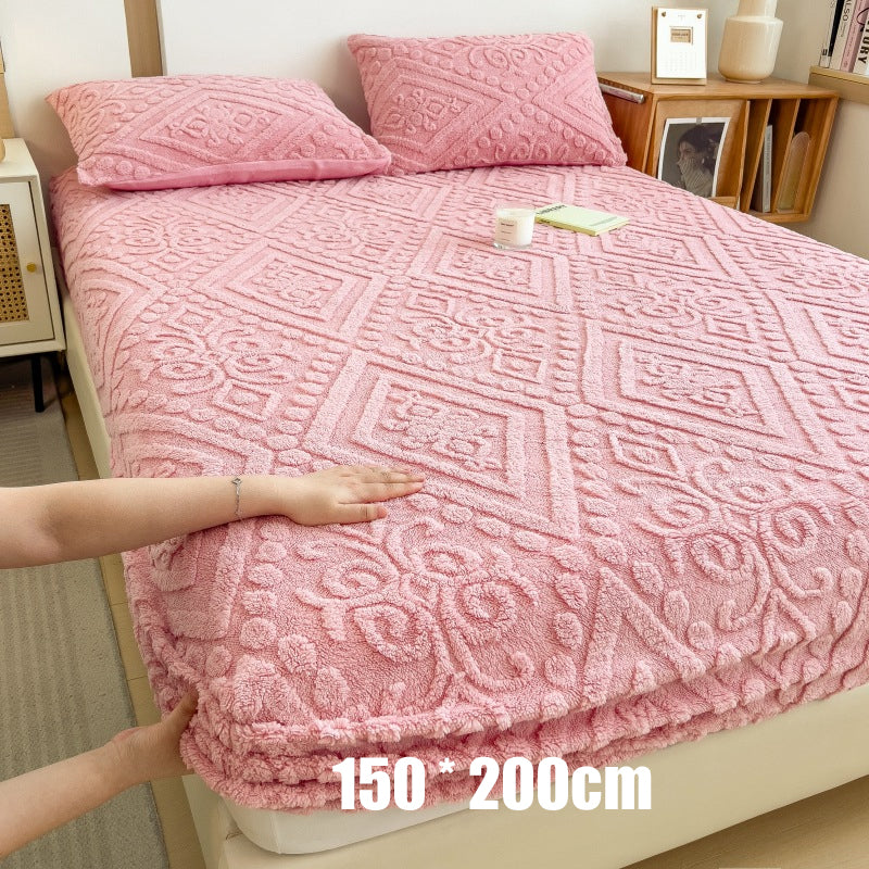 360° Rundum-Stretch-Spannbettlaken aus weichem Strick