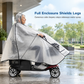 🌧️🛵 Wasserdichte Regenhülle für Elektromobile – Extra langer Schutz mit transparentem Sichtfenster am Armaturenbrett