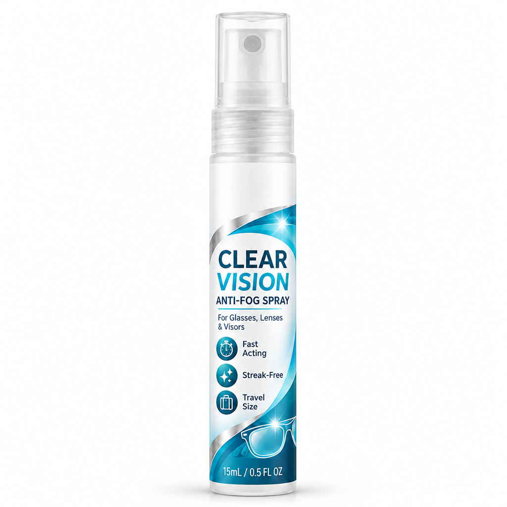 Tragbares Anti-Beschlag-Spray für Brillen und Linsenentfeuchter