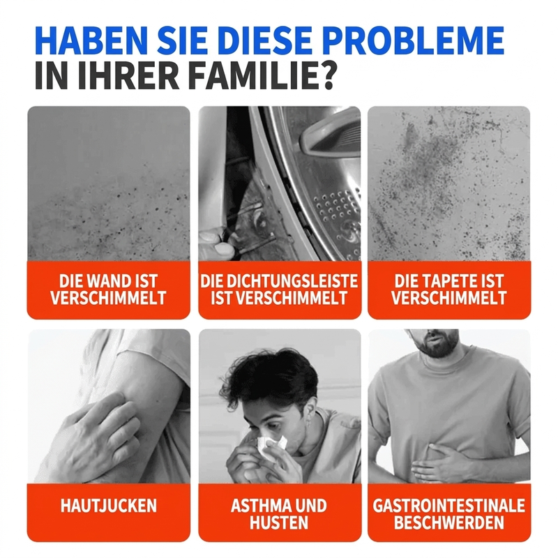 🔥 KAUFEN SIE MEHR, SPAREN SIE MEHR!!📢🧼 Schimmelreinigungsspray für Wandfliesen – Ein schnelles Spray zur Bekämpfung von schwarzen Schimmelflecken in Badezimmern & Küchen ✨