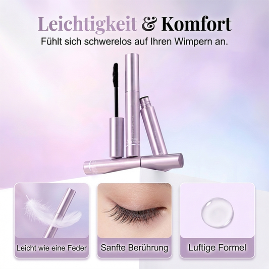 Volumen-Wimperntusche und Wimpernzange