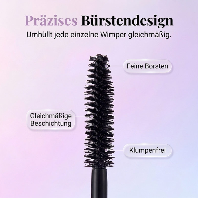Volumen-Wimperntusche und Wimpernzange