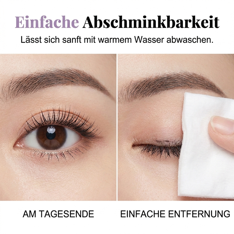 Volumen-Wimperntusche und Wimpernzange
