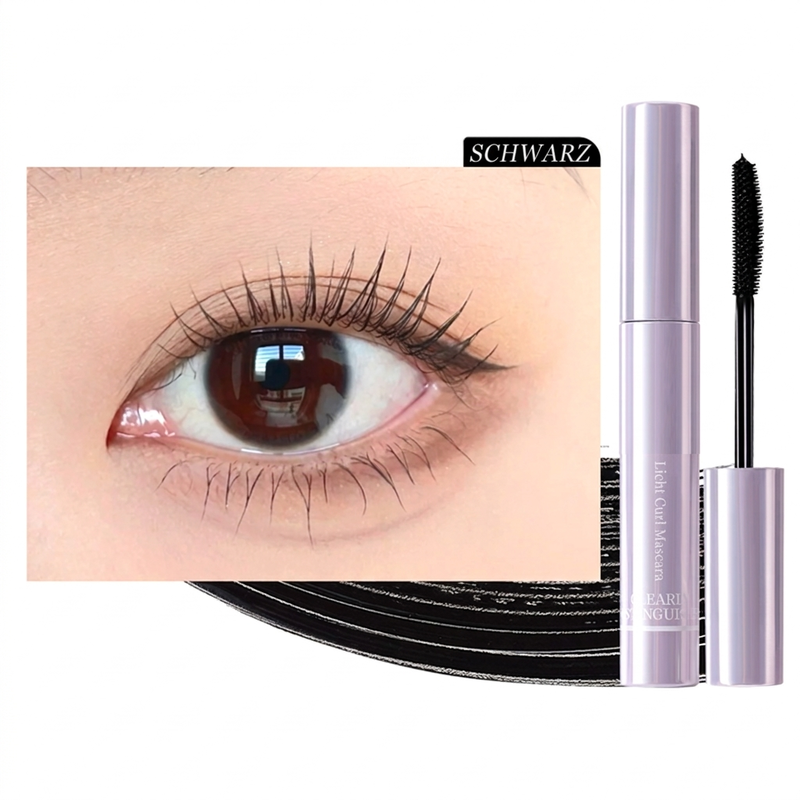 Volumen-Wimperntusche und Wimpernzange