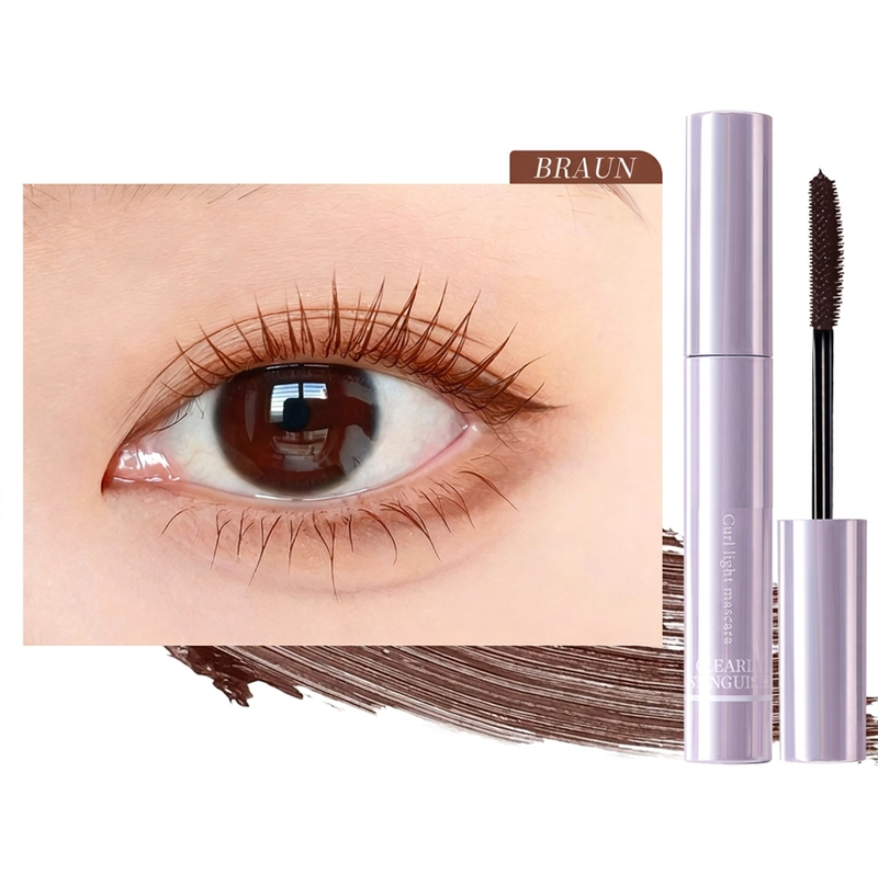 Volumen-Wimperntusche und Wimpernzange