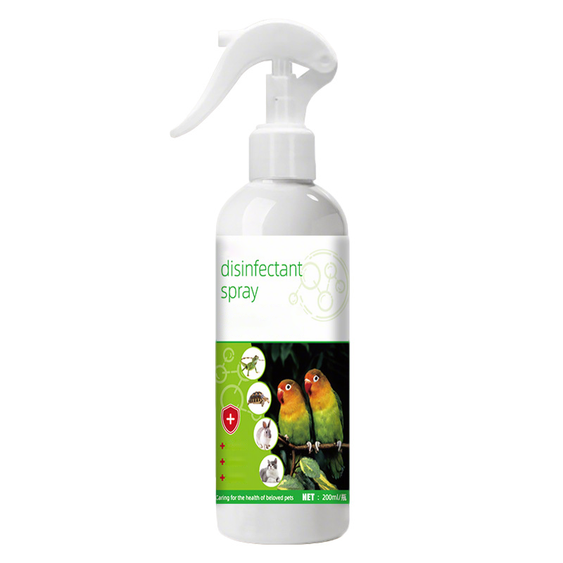 Spezial-Desinfektionsspray für Papageien – Geruchsentfernender Vogelkäfig-Reiniger