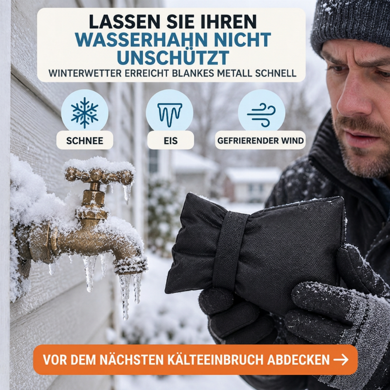 📢📢Winter-Sonderverkauf!!⏰Outdoor-Wasserhahnabdeckung für Winterschutz vor Frost