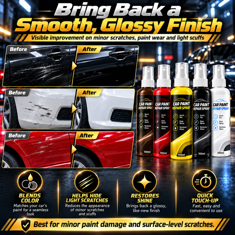 🎁🔥In verschiedenen Farben erhältlich – Lackreparaturspray für kleine Kratzer und schnelle Ausbesserungen.🥰
