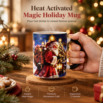 ⏳Zeitlich begrenztes Angebot⏳ 🎅 50% RABATT! 🎁 Weihnachtsmann-Tasse mit Thermo-Farbwechseleffekt – Farbe ändert sich bei heißem Getränk