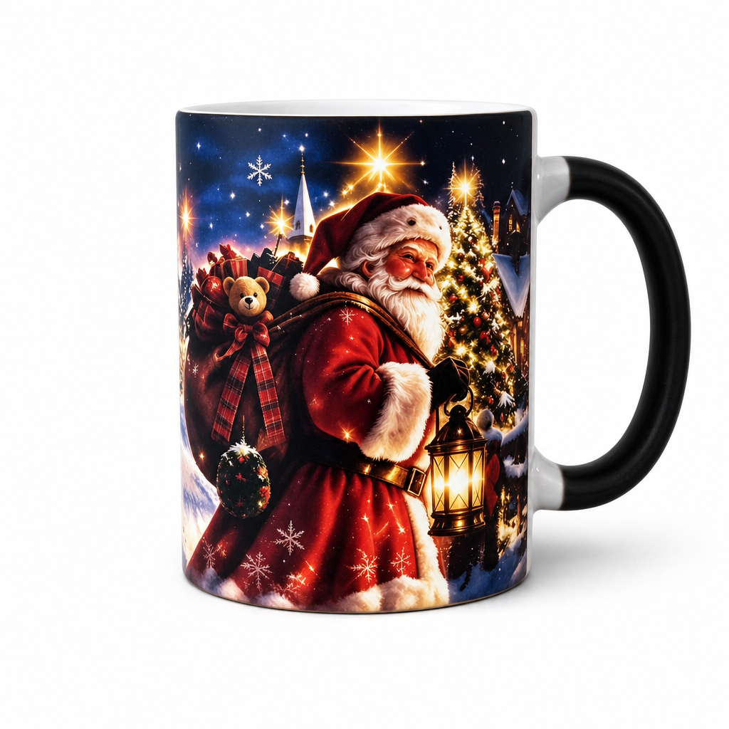 ⏳Zeitlich begrenztes Angebot⏳ 🎅 50% RABATT! 🎁 Weihnachtsmann-Tasse mit Thermo-Farbwechseleffekt – Farbe ändert sich bei heißem Getränk