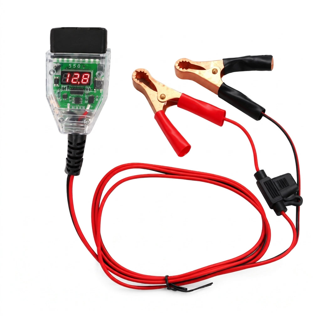 ⚡ 50% RABATT 🔋 OBDII 12V bilminnesbevarare med spänningsindikator