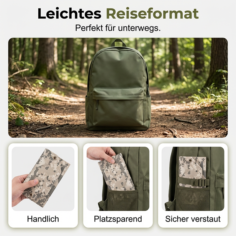 Tragbares Solarpanel für Outdoor-Abenteuer