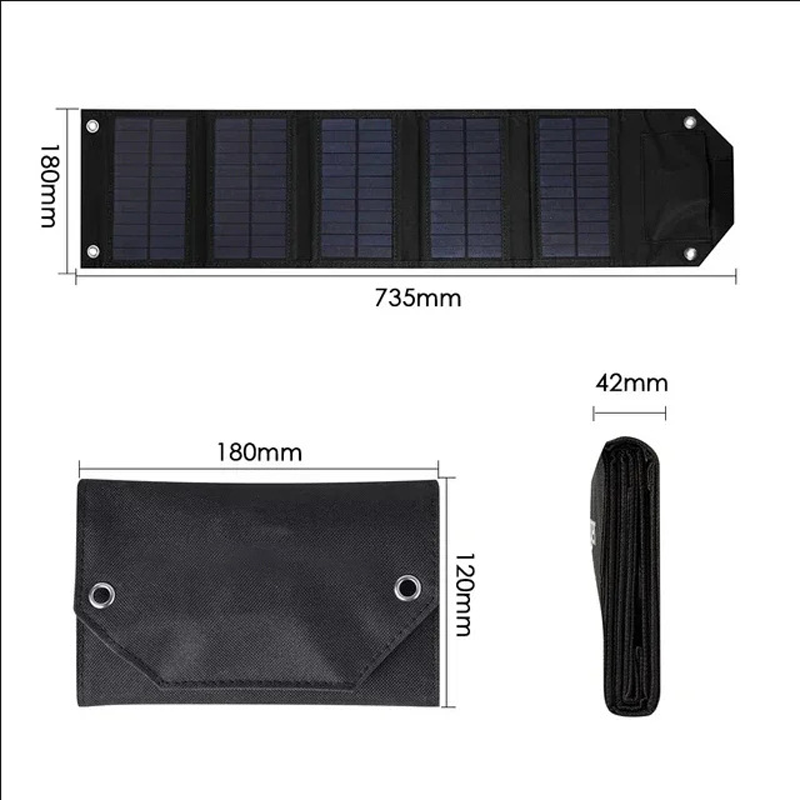 Tragbares Solarpanel für Outdoor-Abenteuer