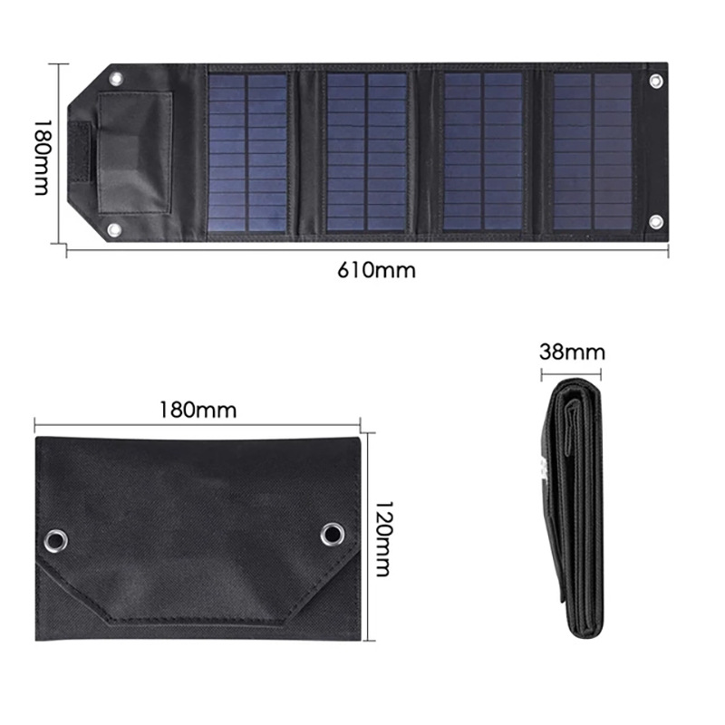 Tragbares Solarpanel für Outdoor-Abenteuer