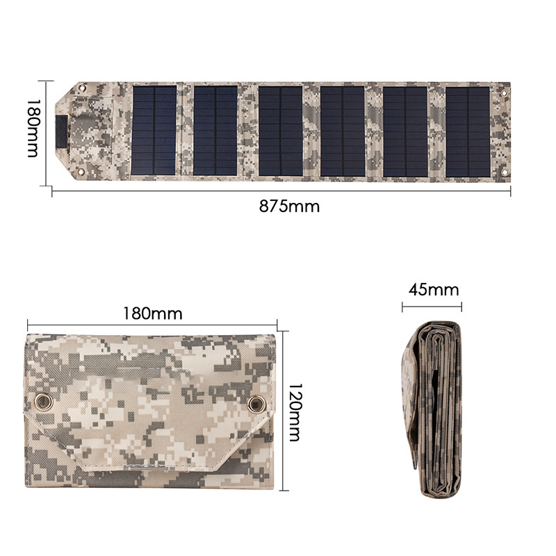Tragbares Solarpanel für Outdoor-Abenteuer