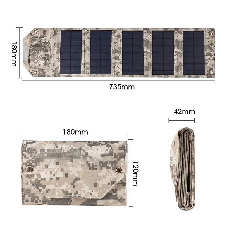 Tragbares Solarpanel für Outdoor-Abenteuer