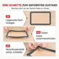 Antihaft-Silikon-Backmatte hitzebeständige Glasfaser-Backfolie für Macarons und Gebäck