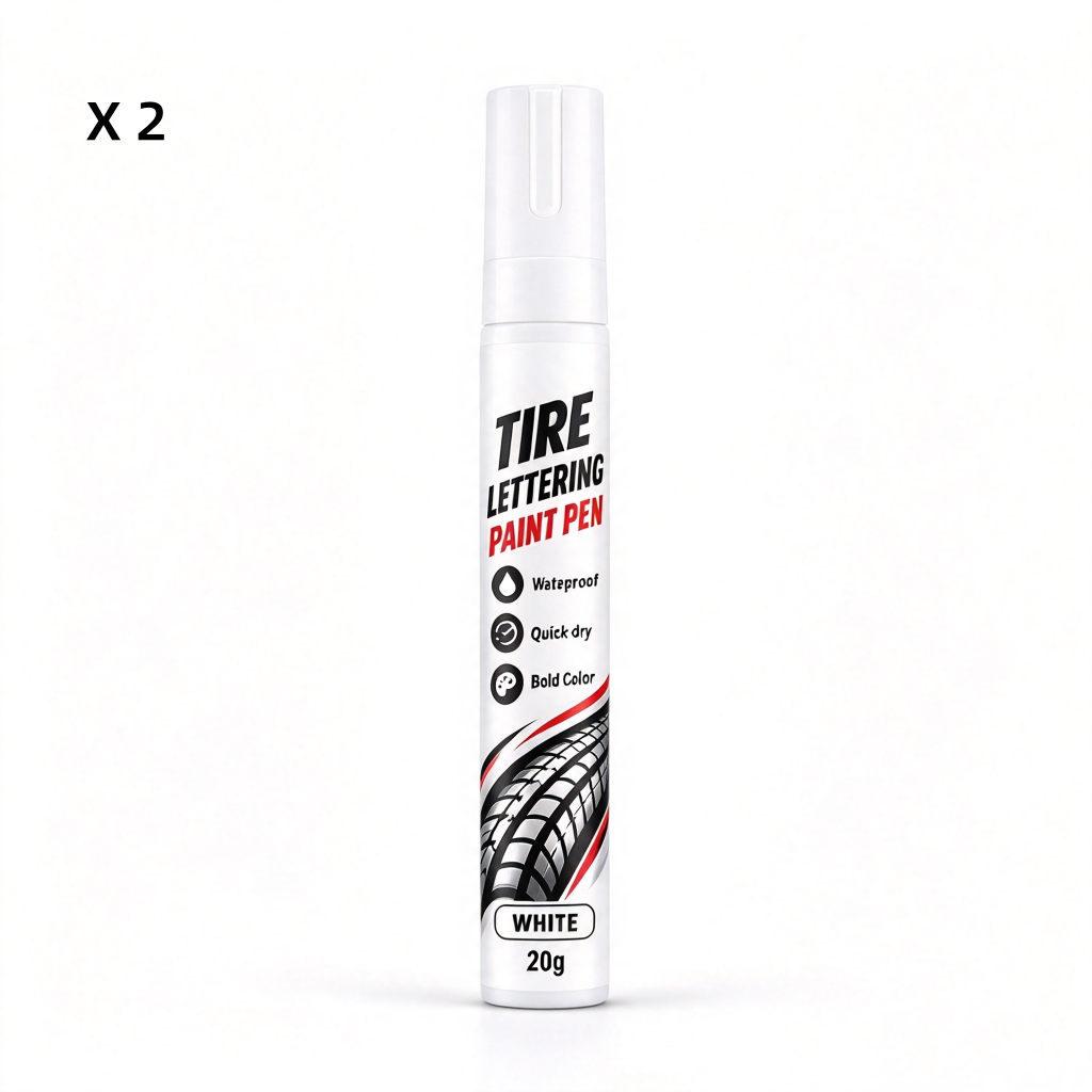 🥳Letzter Tag🎉Reifenbuchstaben- Farbmarker – Permanent-Stil DIY Reifenbeschriftungs-Marker, wasserdicht, UV-beständig & hitzebeständig für Autos & Motorräder🔥