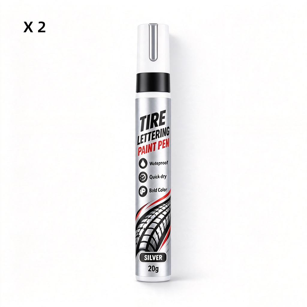 🥳Letzter Tag🎉Reifenbuchstaben- Farbmarker – Permanent-Stil DIY Reifenbeschriftungs-Marker, wasserdicht, UV-beständig & hitzebeständig für Autos & Motorräder🔥