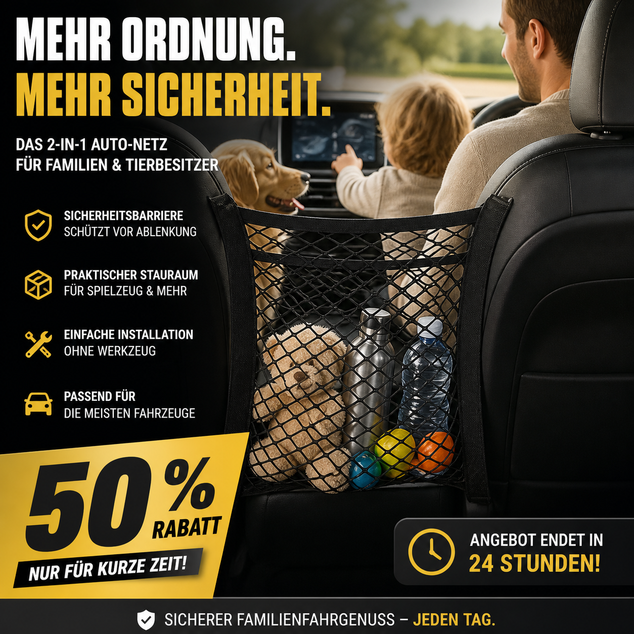 Universal Auto-Storage-Netzbeutel