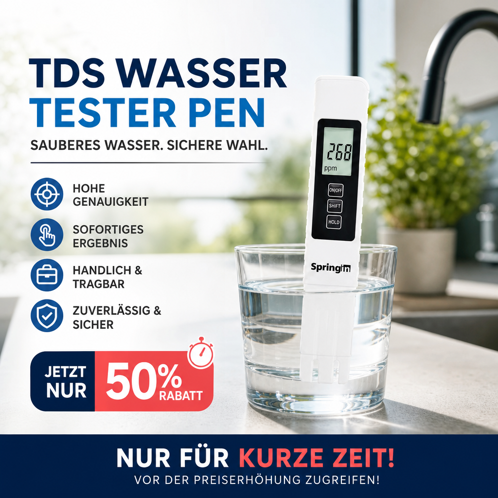 💧✅ 3-in-1 TDS Wasserqualitätsprüfer – Digitales LCD, hohe Präzision 💧💦 Ideal für Aquarium, Trinkwasser & zu Hause – schnelle & genaue Messung