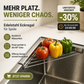 💧45% Rabatt 🥣Edelstahl-Ablage für Eckspülbecken