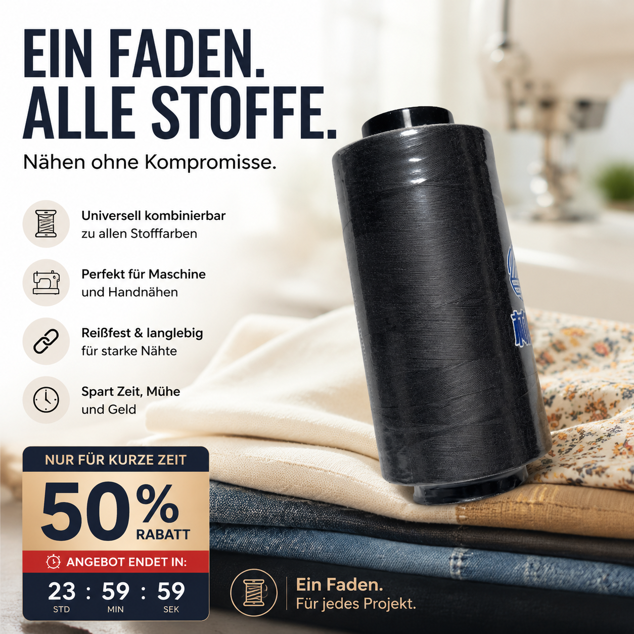 🔥🧵Allzweck-Nähgarn