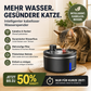 🐱 Edelstahl-Trinkbrunnen für Katzen & Hunde 💧 2,2L Fassungsvermögen, USB-Betrieb & Fließendes Wasser