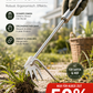 🌿🔨 Robuster Gartenhacken aus Edelstahl – Handgeführte Unkrautentfernung, ideal für Bodenlockerung und Wurzelentfernung