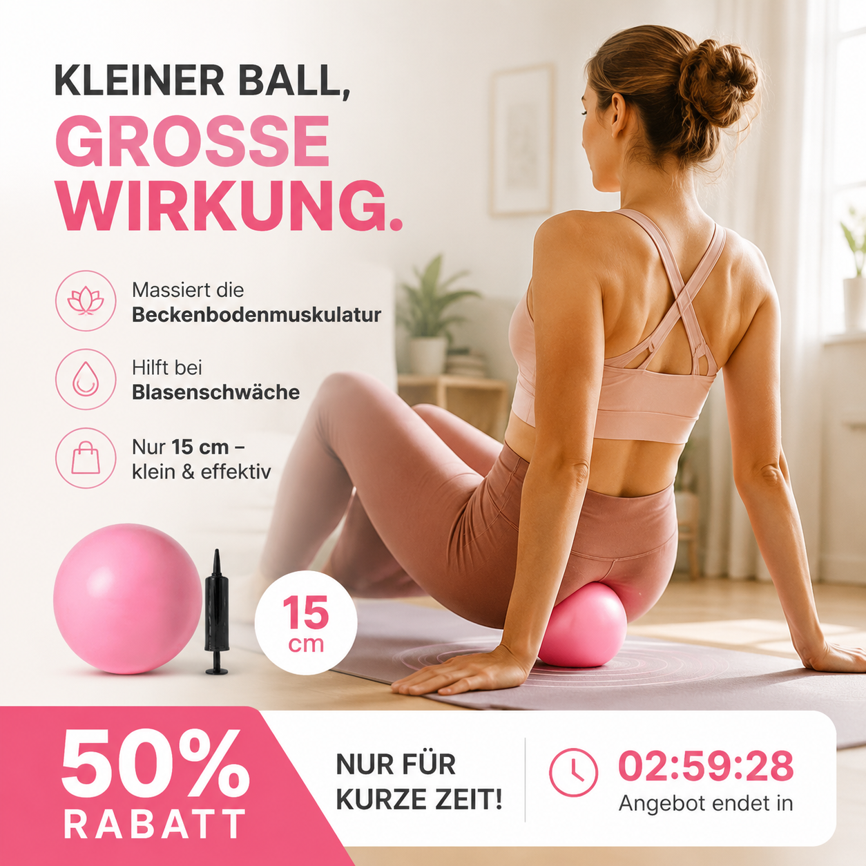 🔥Solange der Vorrat reicht 40 % Rabatt!🎉Explosionsgeschützter Yoga-Ball mit Wabenstruktur