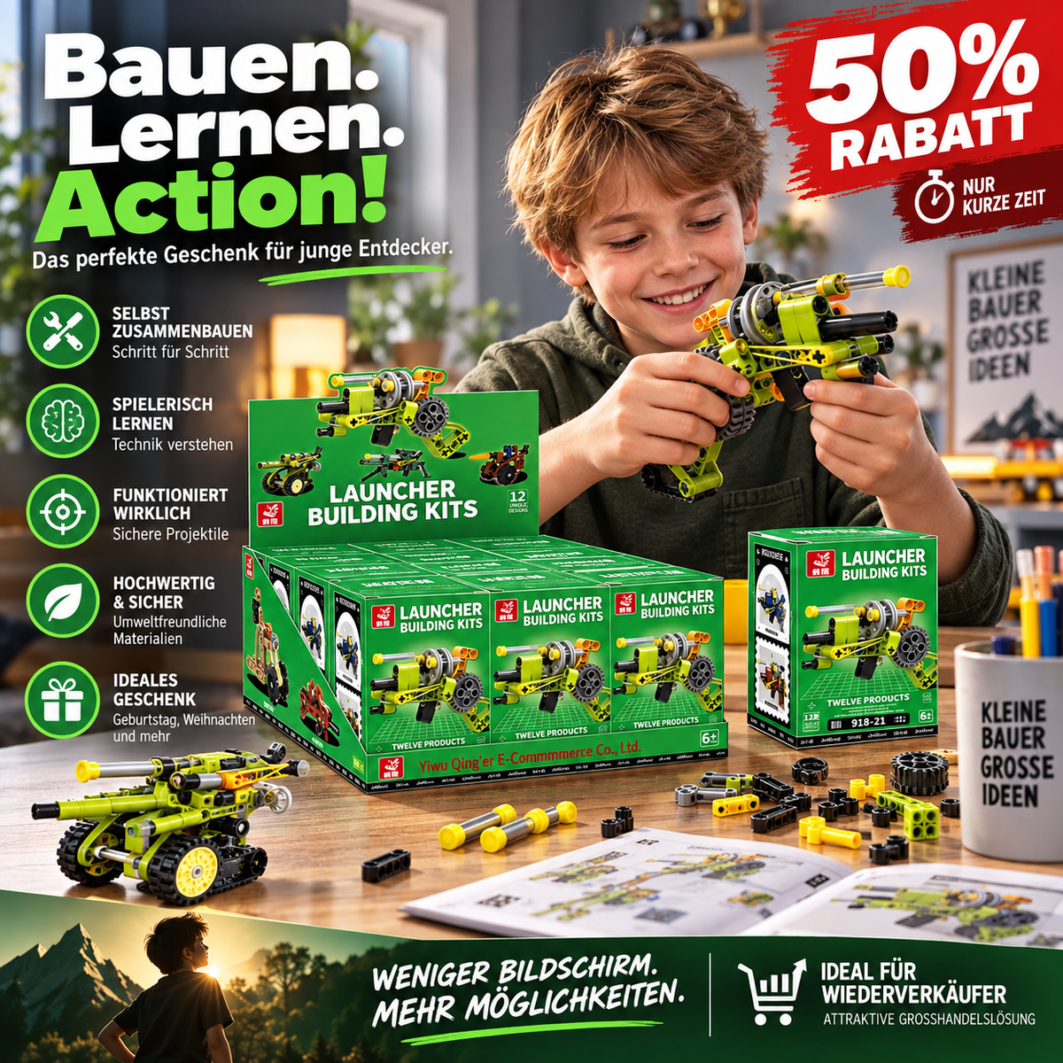 🔥Bildungsbaukasten für Kinder