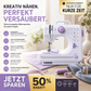 Multifunktionale Nähmaschine mit Overlock-Stich