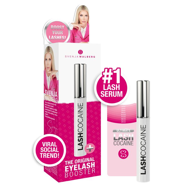 LASHCOCA!NE PLUS Wimpernserum – Das Original für lange & volle Wimpern – Wimpernbooster mit PRO-Formel & 2-fach Wirkansatz – Vegan – Made in Germany by Svenja Walberg