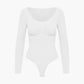 Creamy Fabrics – Bodysuit Sculpting Shapewear Langarm mit String